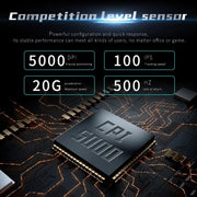 Mouse da gioco combinati con 7 tasti combinati con un clic MOS7, lunghezza cavo: 2 m