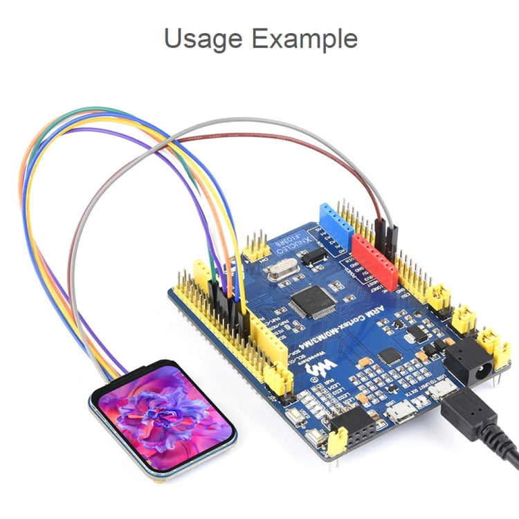 Waveshare 1.69 Inch 240×280 Resolution IPS LCD Display Module with SPI Interface, 1.69 Inch