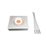 Luce per la crescita delle piante da 75 W Luce per serra per interni COB ultrasottile ad alta luminosità a spettro completo con spina, UK Plug, US Plug, EU Plug, AU Plug