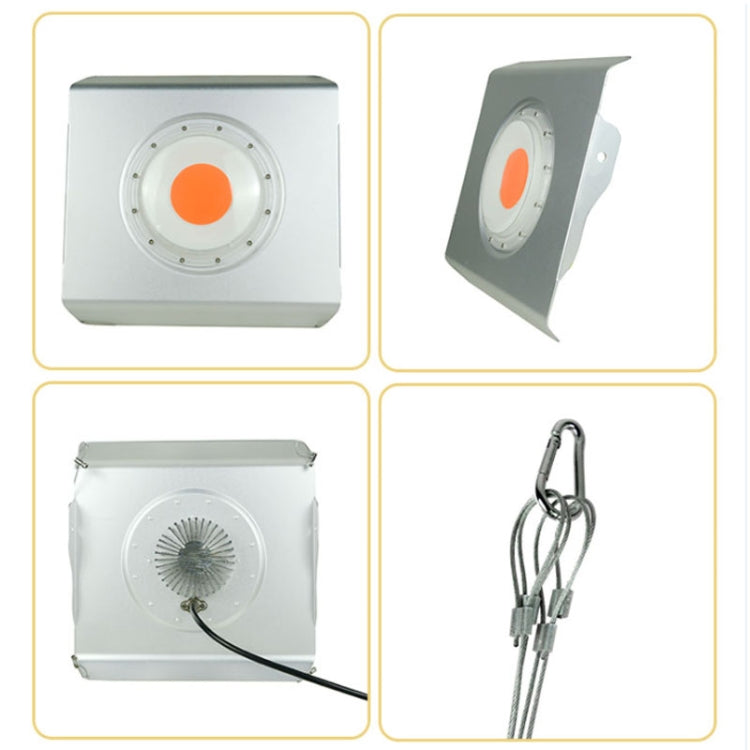 Luce per la crescita delle piante da 75 W Luce per serra per interni COB ultrasottile ad alta luminosità a spettro completo con spina, UK Plug, US Plug, EU Plug, AU Plug