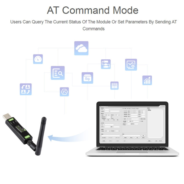 Modulo trasferimento dati USB a LoRa SX1262 2 pezzi