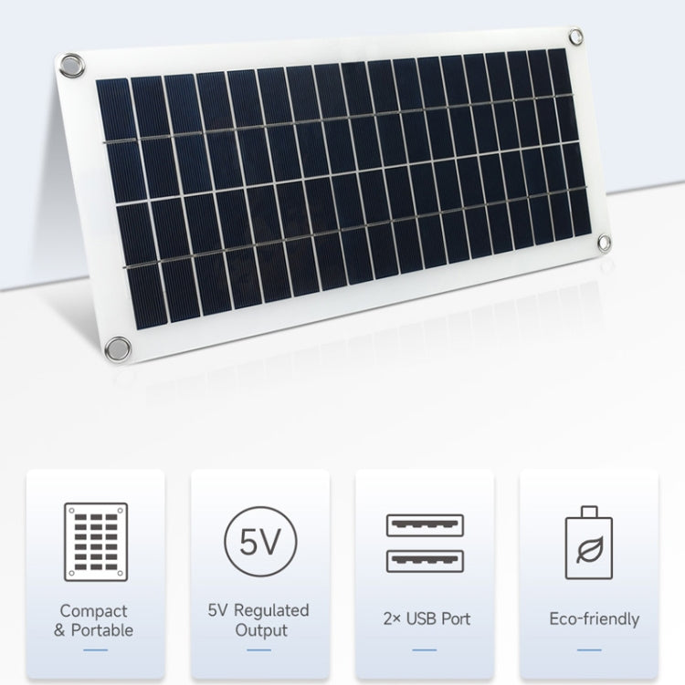 Pannello solare semiflessibile in silicio policristallino Waveshare 18V 10W, 24167