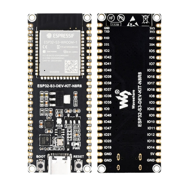 Scheda sviluppo Wi-Fi 2,4 GHz ESP32-S3 Waveshare