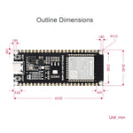 Scheda sviluppo Wi-Fi 2,4 GHz ESP32-S3 Waveshare
