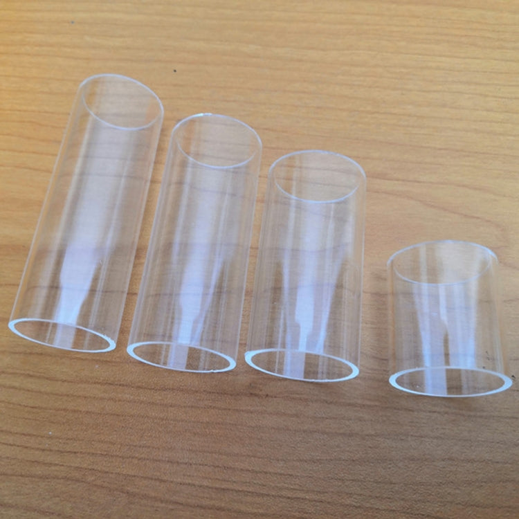Blocco scorrevole folk per tubo scorrevole per chitarra in acrilico da 5 pezzi, 28mm(Transparent), 51mm(Transparent), 60mm(Transparent), 70mm(Transparent)