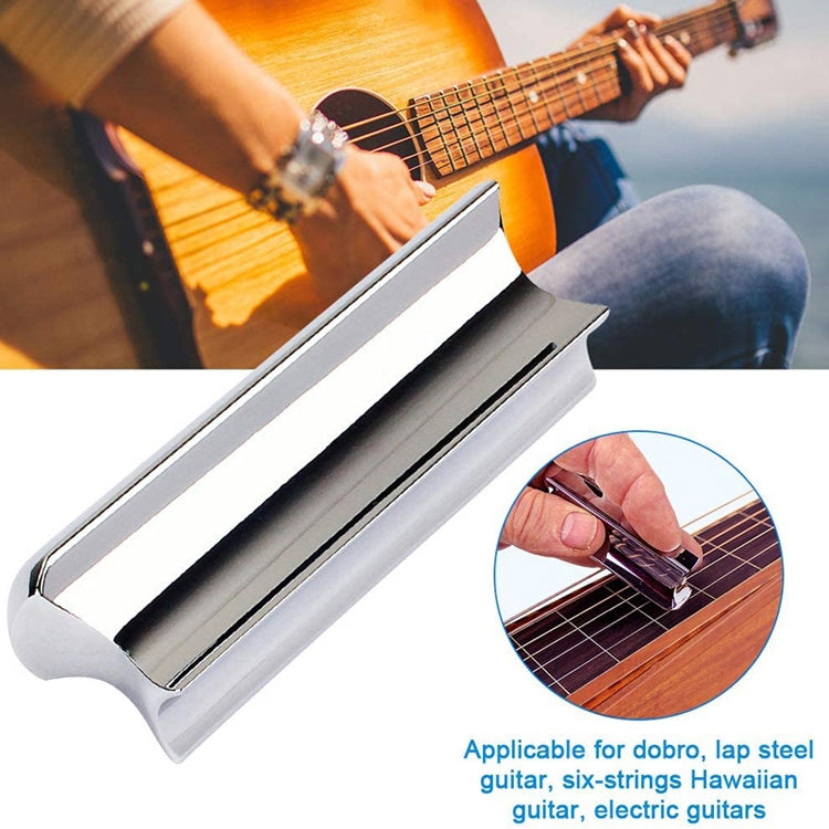 Blocco scorrevole folk con cursore per chitarra in metallo solido in lega di zinco, Metal 70mm(Silver), Metal 70mm(Gold)