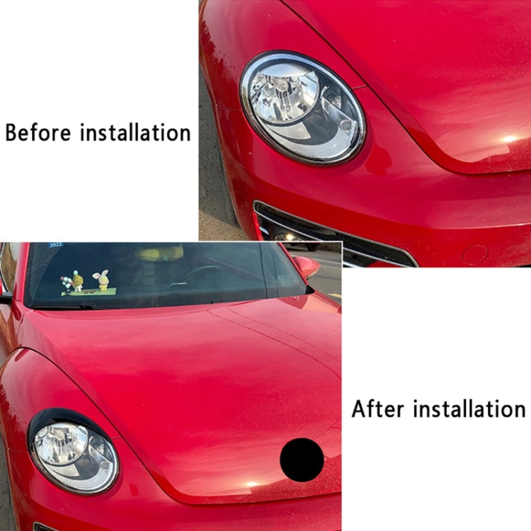 Adesivo per auto modificato per sopracciglia faro per Volkswagen Beetle 2012-2018