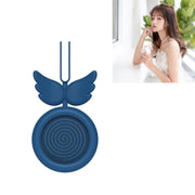 Ventilatore pigro con imbracatura mini senza spazzole, ventola di ricarica USB, Angel Blue, Angel White, Angel Pink