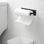 Portasciugamani portarotolo da cucina da bagno a parete senza punzonatura da 2 pezzi