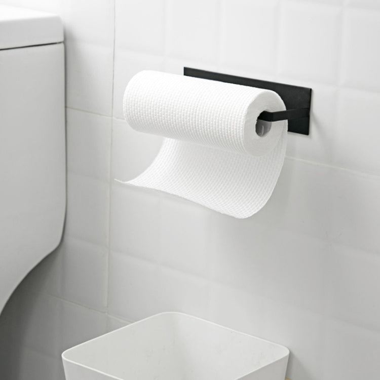 Portasciugamani portarotolo da cucina da bagno a parete senza punzonatura da 2 pezzi