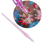 10 pezzi di penna per pittura diamante fai da te ricamo a punto croce artigianato strumento per pittura diamante per cucire, Diamond Painting Pen (Pink), Diamond Painting Pen (Blue), Diamond Painting Pen (Purple)