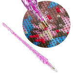 10 pezzi di penna per pittura diamante fai da te ricamo a punto croce artigianato strumento per pittura diamante per cucire, Diamond Painting Pen (Pink), Diamond Painting Pen (Blue), Diamond Painting Pen (Purple)