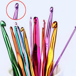 Materiale per utensili per maglieria fai-da-te fatto a mano all'uncinetto a testa singola in allumina colorata, 14 PCS/Set, 28 PCS/Set, 36 PCS/Set, 26 PCS/Set, 35 PCS/Set, 59 PCS/Set, 34 PCS/Set, 27 PCS/Set, 30 PCS/Set, 33 PCS/Set, 119 PCS/Set