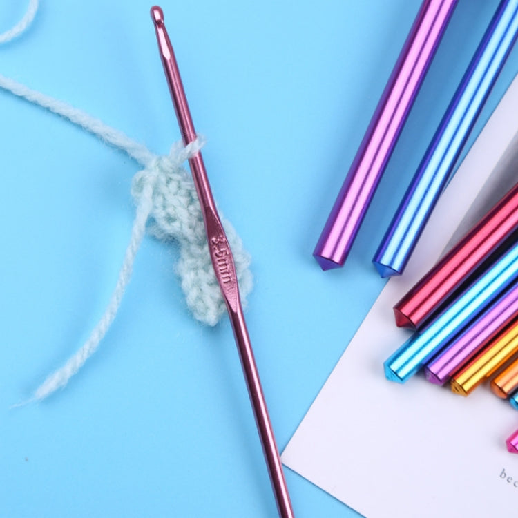Materiale per utensili per maglieria fai-da-te fatto a mano all'uncinetto a testa singola in allumina colorata, 14 PCS/Set, 28 PCS/Set, 36 PCS/Set, 26 PCS/Set, 35 PCS/Set, 59 PCS/Set, 34 PCS/Set, 27 PCS/Set, 30 PCS/Set, 33 PCS/Set, 119 PCS/Set
