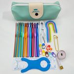 Materiale per utensili per maglieria fai-da-te fatto a mano all'uncinetto a testa singola in allumina colorata, 14 PCS/Set, 28 PCS/Set, 36 PCS/Set, 26 PCS/Set, 35 PCS/Set, 59 PCS/Set, 34 PCS/Set, 27 PCS/Set, 30 PCS/Set, 33 PCS/Set, 119 PCS/Set