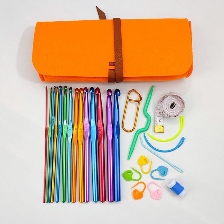 Materiale per utensili per maglieria fai-da-te fatto a mano all'uncinetto a testa singola in allumina colorata, 14 PCS/Set, 28 PCS/Set, 36 PCS/Set, 26 PCS/Set, 35 PCS/Set, 59 PCS/Set, 34 PCS/Set, 27 PCS/Set, 30 PCS/Set, 33 PCS/Set, 119 PCS/Set