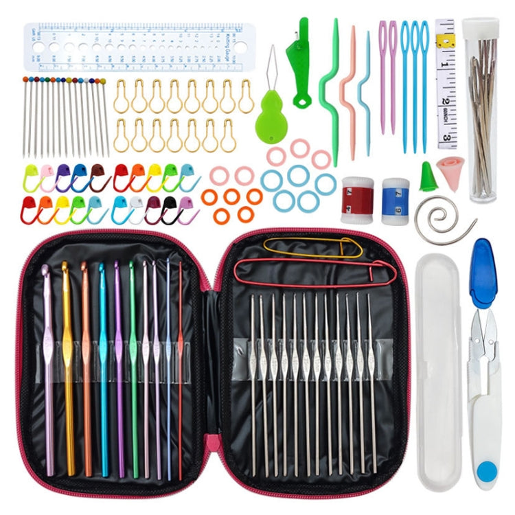 Materiale per utensili per maglieria fai-da-te fatto a mano all'uncinetto a testa singola in allumina colorata, 14 PCS/Set, 28 PCS/Set, 36 PCS/Set, 26 PCS/Set, 35 PCS/Set, 59 PCS/Set, 34 PCS/Set, 27 PCS/Set, 30 PCS/Set, 33 PCS/Set, 119 PCS/Set