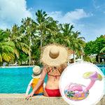 Anello da nuoto gonfiabile per sedile a forma di fungo con parasole in PVC per protezione ambientale per bambini, Mushroom(Blue), Mushroom(Pink)