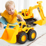 Set 3 giocattoli veicoli da scavo per bambini 4-6 anni