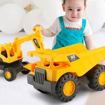 Set 3 giocattoli veicoli da scavo per bambini 4-6 anni
