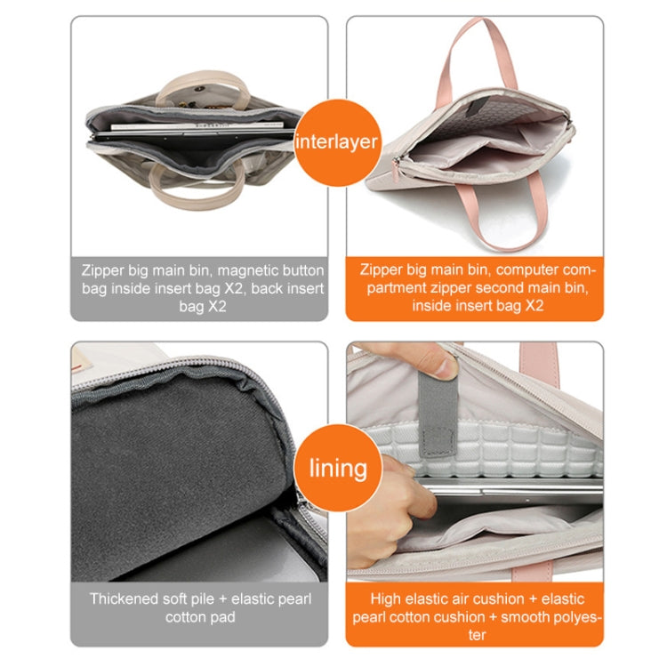 Per MacBook 15.6-16.1 pollici MAHOO 10188 Borsa per computer a mano ultrasottile Borsa per laptop Messenger, Khaki, Dark Blue, Gray, Gray+Gray PU Power Bag, Dark Blue+Black PU Power Bag, Khaki+Gray PU Power Bag, Gray+Gray Mouse Pad                     ...