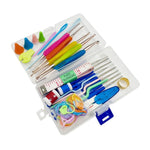 Set di materiali per attrezzi all'uncinetto per maglieria maglione fai da te fatto a mano, 36 PCS/Set Blue, 36 PCS/Set Pink, 35 PCS/Set, 22 PCS/Set, 26 PCS/Set, 39 PCS/Set, 31 PCS/Set, 100 PCS/Set, Pink Flower Cat, 36 PCS/Set Green, 50 PCS/Set Box