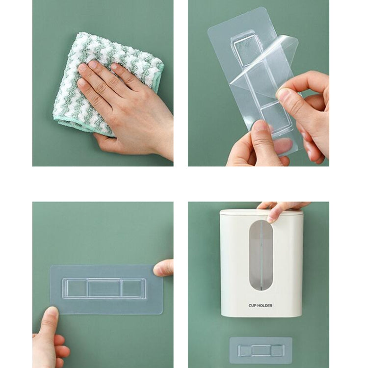 Dispenser automatico per portabicchieri di carta usa e getta a parete senza punzonatura per uso domestico