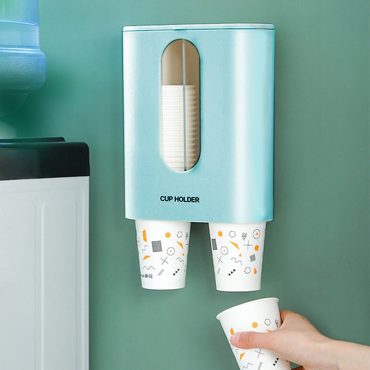 Dispenser automatico per portabicchieri di carta usa e getta a parete senza punzonatura per uso domestico