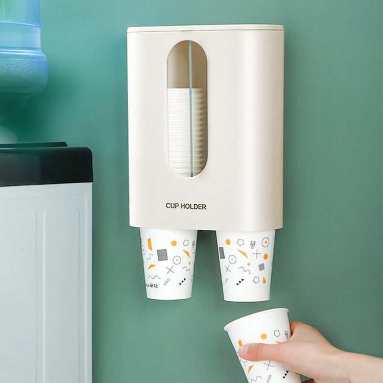 Dispenser automatico per portabicchieri di carta usa e getta a parete senza punzonatura per uso domestico