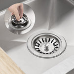 Coprifiltro per lavello per lavabo in acciaio inossidabile 304, Bright Filter Cover