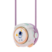MD666-3 Cartoon Space Capsule Mini ventilatore portatile senza lama da appendere al collo, Hanging Neck Fan (Purple), Hanging Neck Fan (Pink), Hanging Neck Fan (Blue)