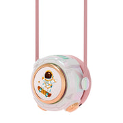 MD666-3 Cartoon Space Capsule Mini ventilatore portatile senza lama da appendere al collo, Hanging Neck Fan (Purple), Hanging Neck Fan (Pink), Hanging Neck Fan (Blue)