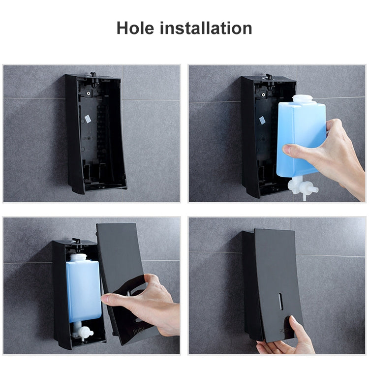 Dispenser di sapone a parete Home Hotel Shampoo disinfettante per le mani Bottiglia WC Doccia Gel Box, Toilet Shower Gel Box