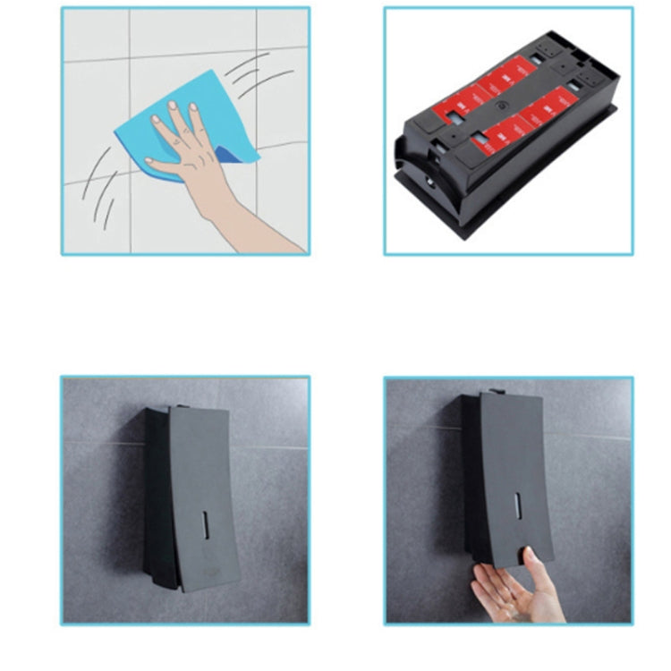 Dispenser di sapone a parete Home Hotel Shampoo disinfettante per le mani Bottiglia WC Doccia Gel Box, Toilet Shower Gel Box