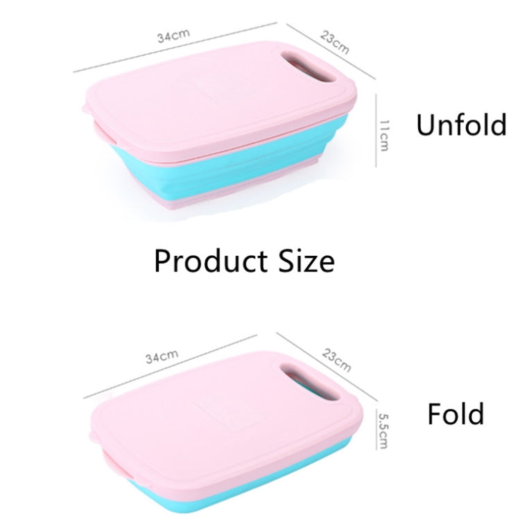 Tagliere pieghevole 9 in 1 Tagliere multifunzione in plastica per uso domestico Tagliere antimuffa da cucina Set di coltelli da taglio