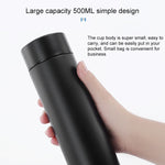 Tazza da lavoro creativa per boccetta sottovuoto in acciaio inossidabile 304 con display intelligente della temperatura per studenti e studentesse, High-quality, Large-screen