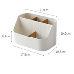 2 pezzi Semplice scatola di immagazzinaggio multiuso in plastica Scatola di finitura per detriti da tavolo Scatola di immagazzinaggio vano dormitorio per studenti, Debris Box
