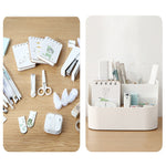 2 pezzi Semplice scatola di immagazzinaggio multiuso in plastica Scatola di finitura per detriti da tavolo Scatola di immagazzinaggio vano dormitorio per studenti, Debris Box