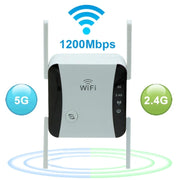 Ripetitore di segnale wireless amplificatore WIFI 5G dual band KP1200 1200Mbps, EU Plug, US Plug, AU Plug, UK Plug