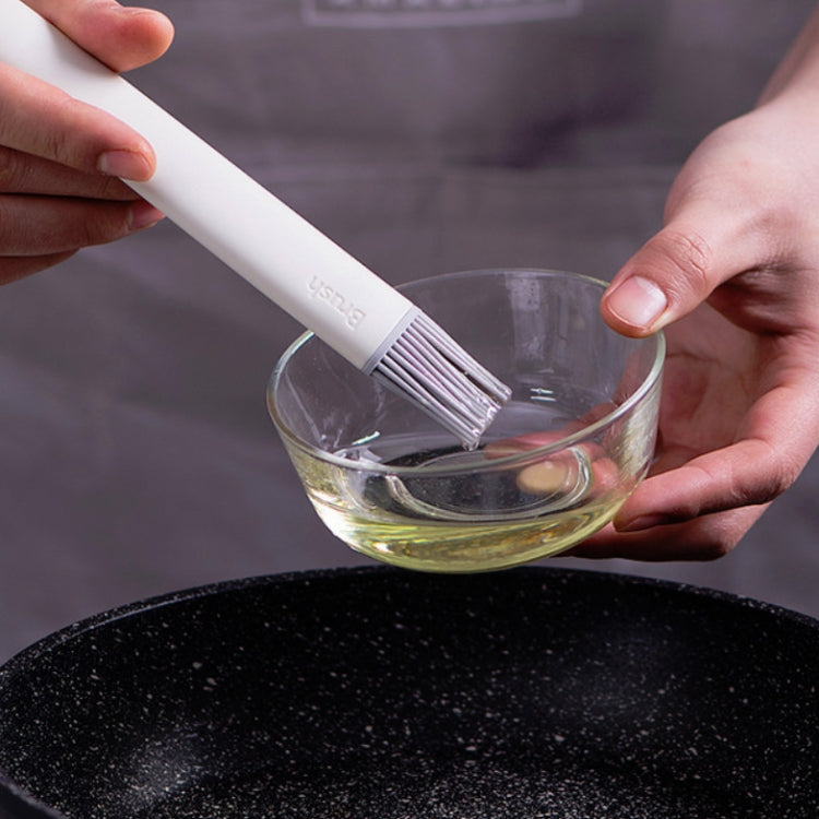 5 pezzi di spazzola da cucina rimovibile per olio in silicone, per cottura, barbecue, strumento per olio, consegna colore casuale