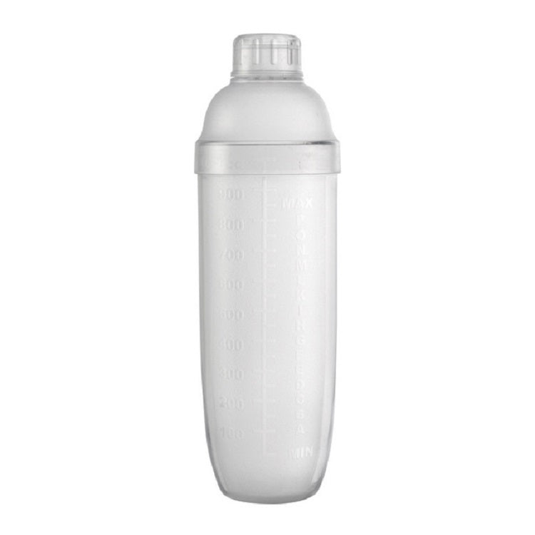 Shaker Cup da 3 pezzi PC Oz Cup Shaker con scala Shaker Shaker Latte Teiera Succo Brocca, 350ml Ordinary Transparent, 530ml Ordinary Transparent, 700ml Ordinary Transparent, 1000ml Ordinary Transparent, 350ml Black Double Scale, 530ml Black Double Scal...