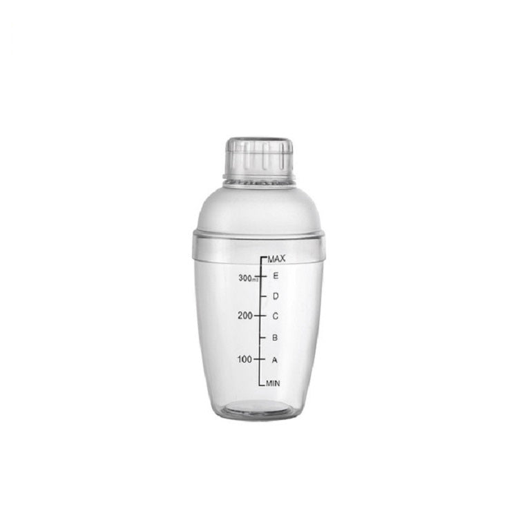 Shaker Cup da 3 pezzi PC Oz Cup Shaker con scala Shaker Shaker Latte Teiera Succo Brocca, 350ml Ordinary Transparent, 530ml Ordinary Transparent, 700ml Ordinary Transparent, 1000ml Ordinary Transparent, 350ml Black Double Scale, 530ml Black Double Scal...