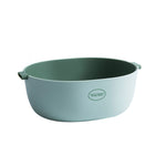Cestino per riso da cucina Cesto per frutta in plastica a doppio piatto, U Shape Light Green, U Shape Dark Red, U Shape Light Gray, O Shape Light Green, O Shape Dark Red, O Shape Light Gray
