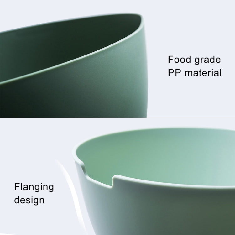 Cestino per riso da cucina Cesto per frutta in plastica a doppio piatto, U Shape Light Green, U Shape Dark Red, U Shape Light Gray, O Shape Light Green, O Shape Dark Red, O Shape Light Gray