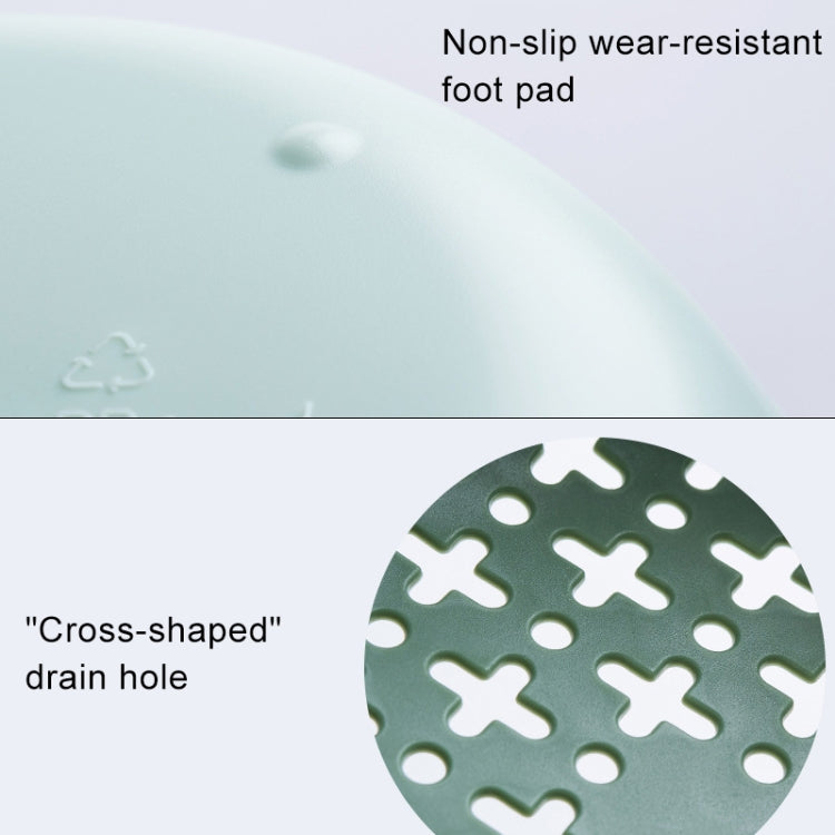 Cestino per riso da cucina Cesto per frutta in plastica a doppio piatto, U Shape Light Green, U Shape Dark Red, U Shape Light Gray, O Shape Light Green, O Shape Dark Red, O Shape Light Gray