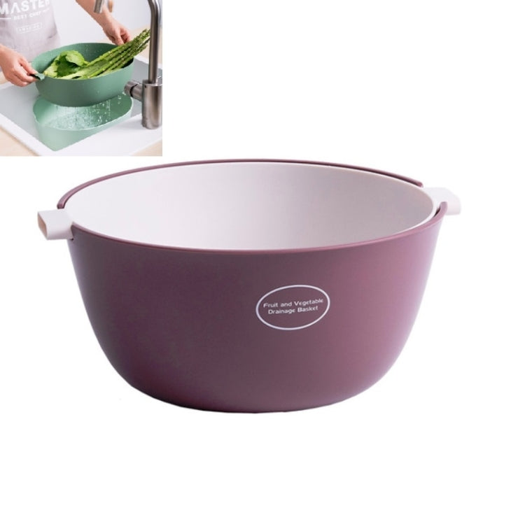 Cestino per riso da cucina Cesto per frutta in plastica a doppio piatto, U Shape Light Green, U Shape Dark Red, U Shape Light Gray, O Shape Light Green, O Shape Dark Red, O Shape Light Gray