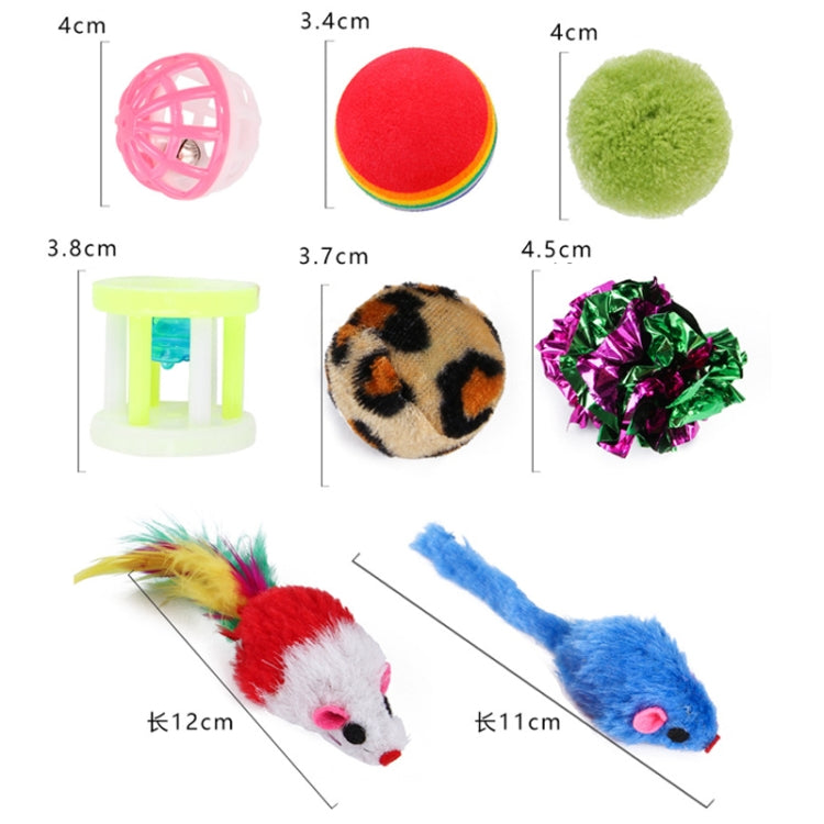 Giocattolo per gatti per animali domestici, topo con piume, divertente canale per gatti, sfera in sisal, giocattoli molari, 28 in 1 Cat Toy
