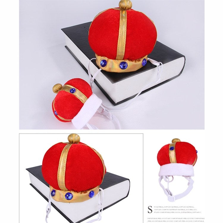 2 pezzi di cappello a corona per animali domestici, copricapo creativo e divertente per cani e gatti, S, L
