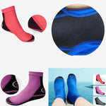 DIVE & SAIL 1.5mm Neoprene + Nylon Calzini da snorkeling Calzini da sub Calzini da spiaggia antiscivolo e antigraffio, S (33-35), M  (36-38), L (39-42)