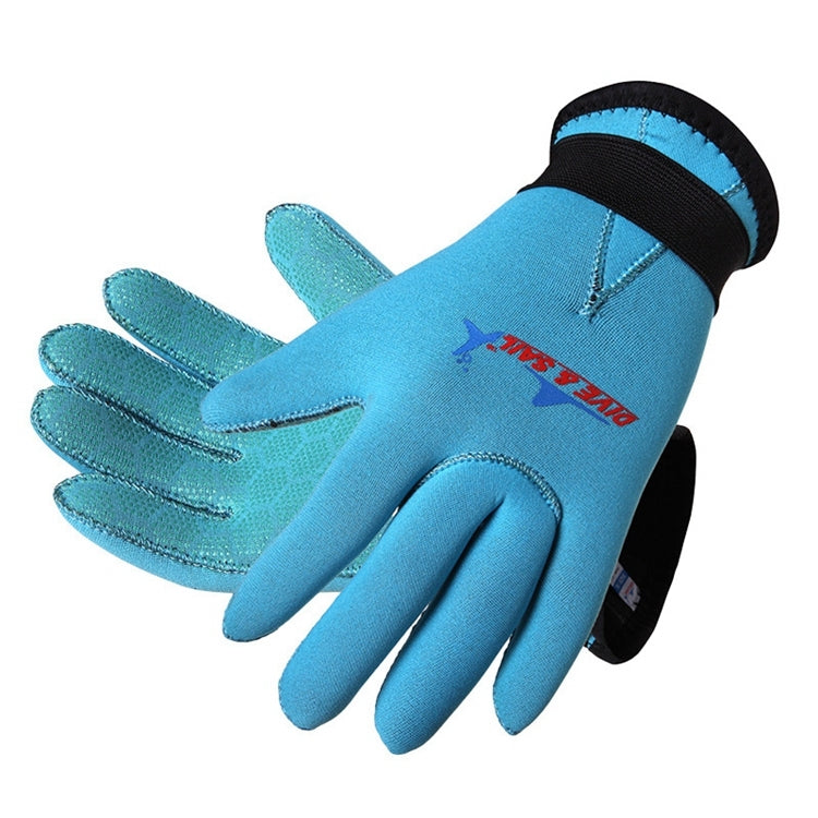 DIVE&SAIL Guanti da sub per bambini da 3 mm Guanti caldi per nuoto e snorkeling in neoprene antigraffio, S for Aged 4-6, M for Aged 6-9, L for for Aged 9-12, XL for Aged 12-14